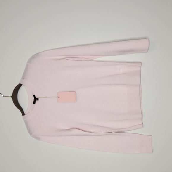 NEW Quince Mongolian Cashmere Crewneck Sweater Minimal Pink Sz XS - Picture 8 of 12